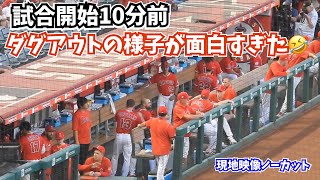 エンゼルス試合開始10分前の様子が面白い🤣【現地映像】ShoheiOhtani Angels