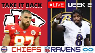 Kansas City Chiefs vs Baltimore Ravens: Week 2: Live NFL Game