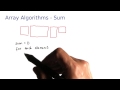 Array Algorithms Sum Over All Elements - Intro to Java Programming