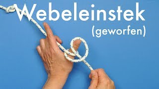 sailnator.de - Seemannsknoten  |  geworfener Webeleinstek