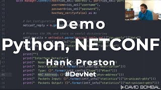 NETCONF, RESTCONF, YANG Demos (API vs CLI): David Bombal interviews Hank Preston (Part 2)