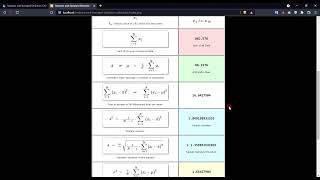 Variance and Standard Deviation Calculator in PHP DEMO
