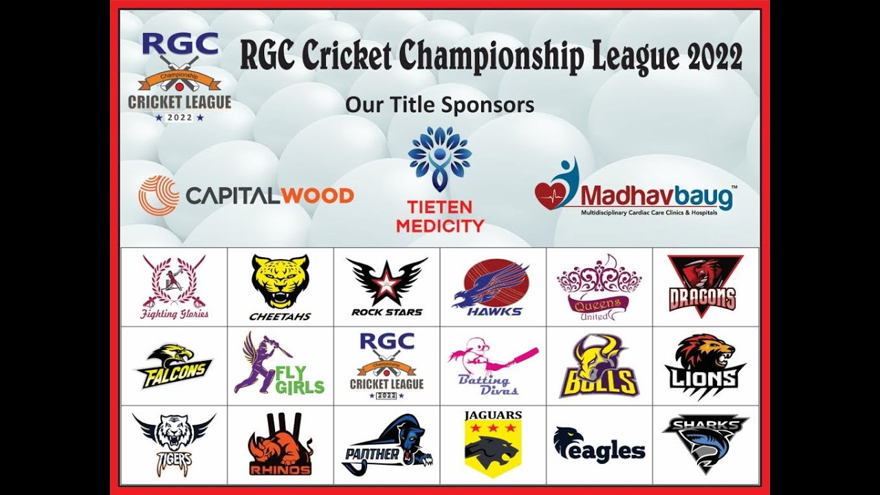 RGC Cricket Championship League 2022 - YouTube