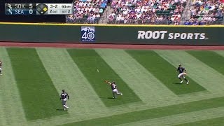 CWS@SEA: Sanchez makes an impressive grab on the run