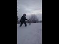 snow jumping *fail*