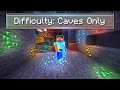 Beating Minecraft but it's a Cave Only World