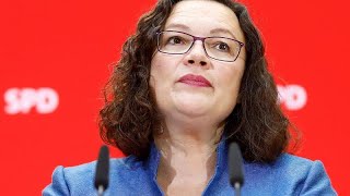 German SPD leader Andrea Nahles quits as party popularity slumps