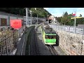 train for aigle departing from leysin feyday .... with the abt rack system........9 22