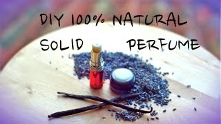 Natural Solid Perfume \u0026 Herbal Infused OiL, Lavender-Vanilla In Coconut Oil