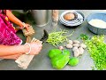 Bengali Mother Cooking a Special Bean Bhorta & Papaya Curry | Cooking Organic Food | Village Cooking