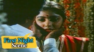 Revathi, Mohan Love Scene || Mouna Raagam Movie || Revathi, Karthik | Telugu Movie Talkies