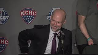 Huskies Hockey NCHC Frozen Faceoff Press Conference 3 22 19