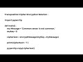 CRACKING CODES WITH PYTHON || TRANSPOSITION CIPHER ENCRYPTION
