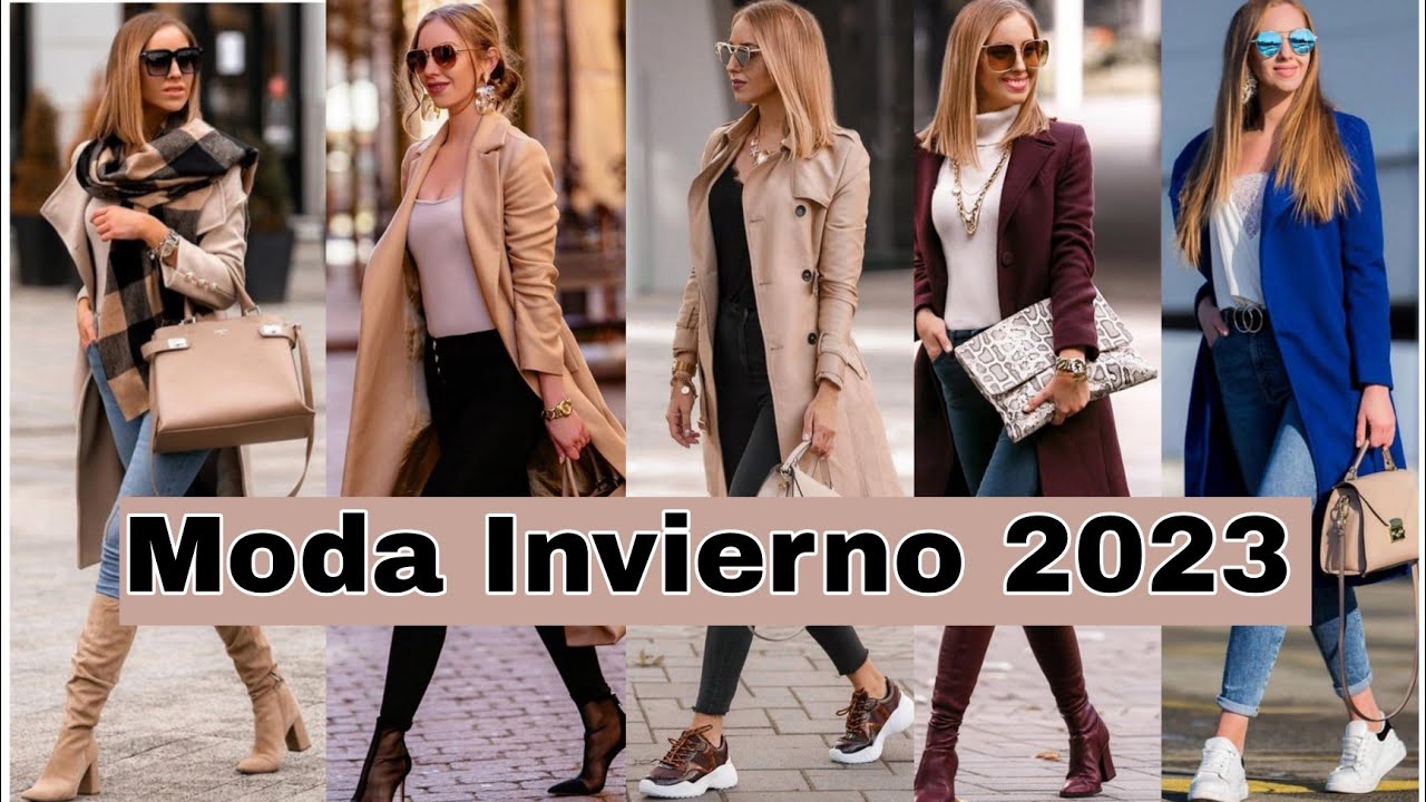 OUTFITS EN TENDENCIAS MODA INVIERNO 2023 MUJER WINTER FASHION - YouTube