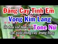 Karaoke Đắng Cay Tình Em - Vọng Kim Lang  Tone Nữ | Karaoke Điệu Lý