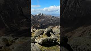 Goat Fell, Arran. At 874m the summit is the highest point on the Arran Coastal Way. Amazing!