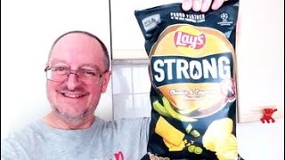 International Food Week Episode 4 ~ Lay's Strong Cheese \u0026 Cayenne Flavoured Crisps ~ Food Review