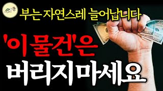 🐢원하는만큼 부를 쌓으려면, 다 버려도 '이 물건'은 꼭 두세요. 돈이 자연스레 늘어납니다_억단위 자수성가 부자의 돈을 부르는 습관