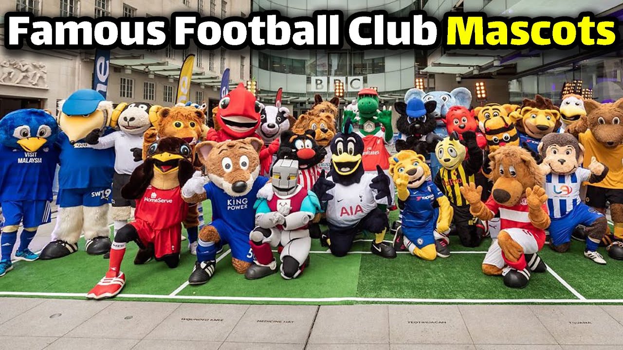 Famous Football Club Mascots - YouTube