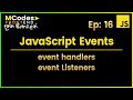 JavaScript Events: Event Handlers & Event Listeners Explained (in Sinhala)