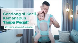 Review Casual Hipseat Carrier MOOIMOM, Beneran Senyaman Itu!