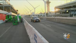 LAX Pedestrian Bridge Torn Down As Part Of Major Renovation