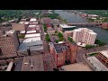 cinematic rockford sunset summer aerials 4k illinois usa