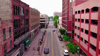 Cinematic Rockford Sunset Summer Aerials 4k - Illinois USA