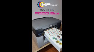 MPrint Food Box. Flatbed Food Printer. Overview