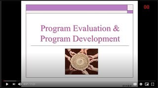 Lecture 13 Program Evaluation default 1