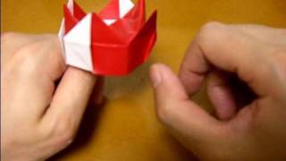 origami kings crown