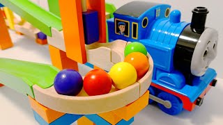 Marble Run Race ASMR☆Wonder World TrixTrack Course with Thomas \u0026 Friends