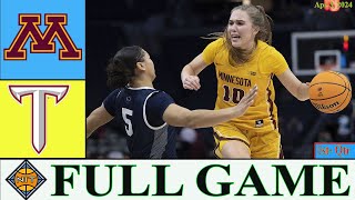Minnesota vs Troy FULL GAME 2nd | Apr 3,2024 | Women's NIT - Semifinal | NCAA basketball live