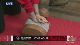 Love your heart: CBS2 learns hands-only CPR