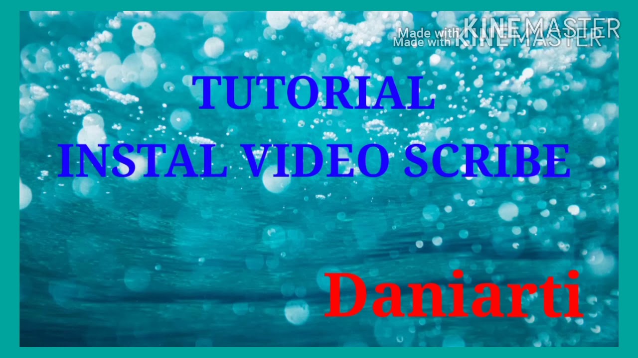 Tutorial Video Scribe Youtube