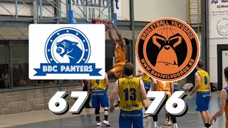 2e Landelijke: Panters Baasrode vs Bavi Vilvoorde: 67-76