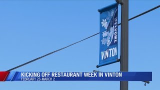 Restaurant Week Begins in Vinton