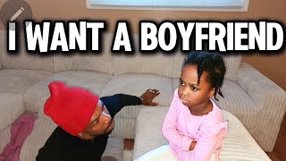 6 Years old ASK Dad For A Boyfriend