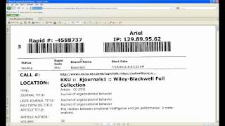 How to Read Interlibrary Loan (ILLiad) Articles