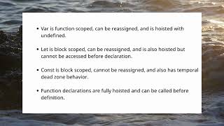 [Basic JavaScript] Var Let Const & Hoisting Explained Simply