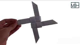 Cách Làm Phi Tiêu Naruto Shuriken Cực Dễ ( Paper Darts ) | Trần Mạnh Huân