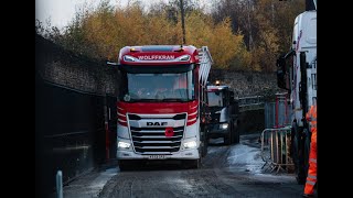 Tower Cranes Travel \u0026 Arrival to Sheffield Forgemasters