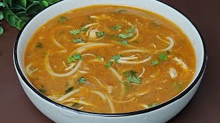 Restaurant Style Turkish Chicken Soup | Quick Tasty Chicken Soup Recipe