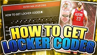 HOW TO GET LOCKER CODES EASY!! FREE PINK DIAMONDS! (NBA 2K18 MYTEAM)