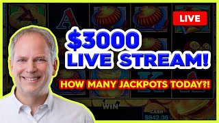 🔴 $3,000 for WINNING! Awesome Huff N' More Puff, All Aboard and That's Bananas! Live Slot Stream!