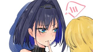 Ame's flirting so hard with Kronii, Ina had to do something about it...