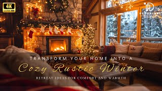 Transform Your Home into a Cozy Rustic Winter Retreat: Ideas for Comfort and Warmth