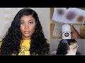 Detailed!!! Styling Baby Hairs, Tinting Lace I 13x6 Loose Deep Wave Lace Wig I Wiggins Hair