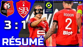 Rennes vs Brest 3-1 : Résumé Ligue 1 Uber East 2022 Highlights