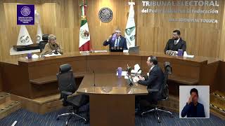 Sesión Pública de la Sala Regional Toluca del 2 de agosto de 2024.